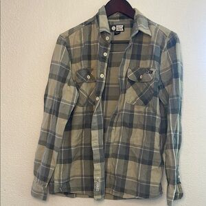 Salty Crew Green Casual Button Down Shirt
